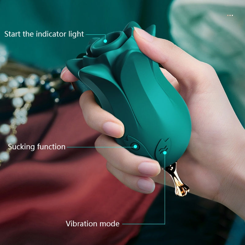 Rechargeable 4 Modes Rose Stimulator