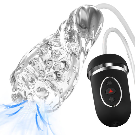 Trouble-Free 5 Suction 10Vibration Blowjob Masturbation Cup