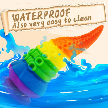 FANTASY DILDO HUGE DILDO- TENTACLE-COLORFUL