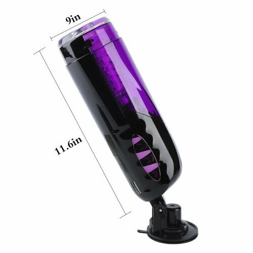 Trainer Rotating and Thrusting Suction Cup Masturbator