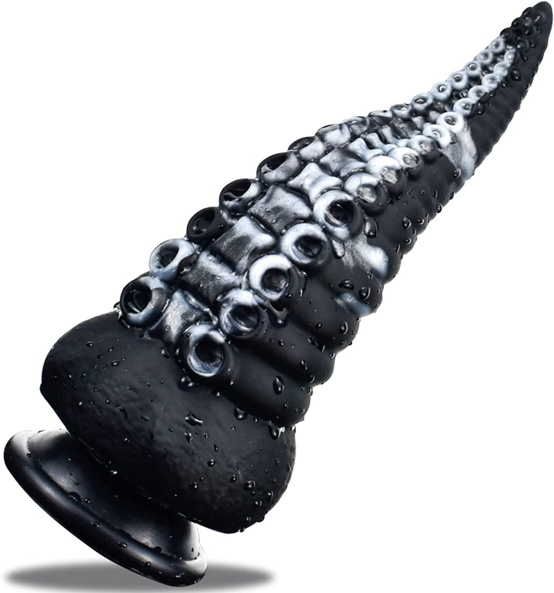 Fantasy Dildo Huge Dildo- Tentacle-Black