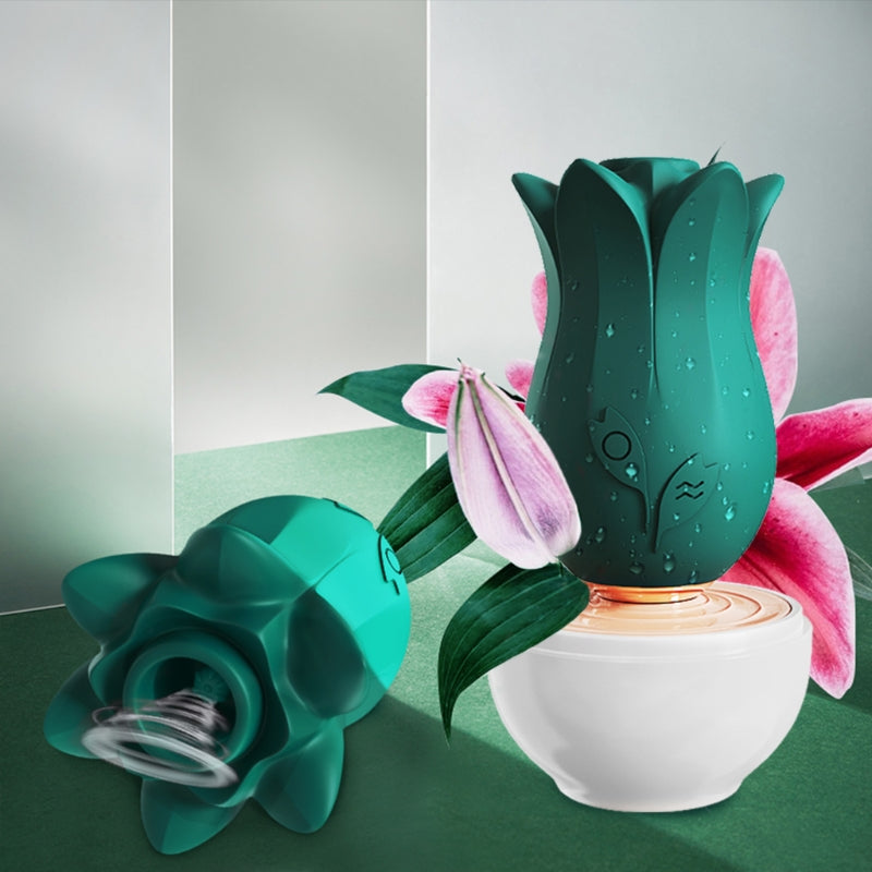 Rechargeable 4 Modes Rose Stimulator