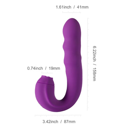 G Spot Vibrator With Rotating Head & Tongue Vibrator
