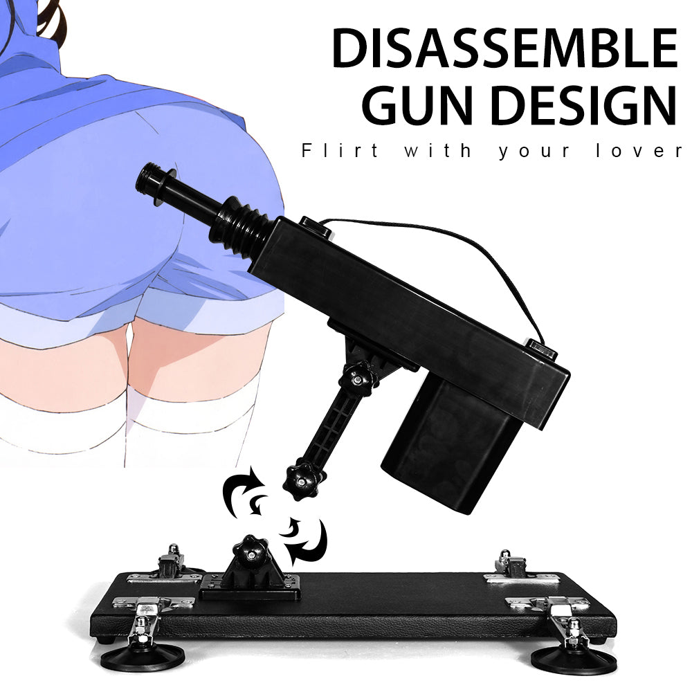 Gun Machine Women's Automatic Pulling And Inserting Telescopic Masturb