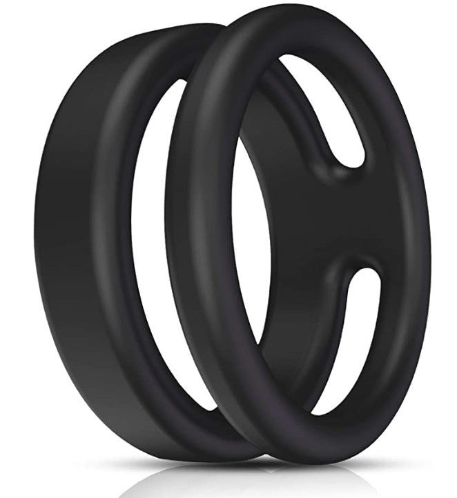 Silicone Dual Penis Ring, Premium Stretchy Erection Cock Ring Erection
