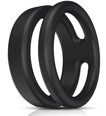 Silicone Dual Penis Ring, Premium Stretchy Erection Cock Ring Erection