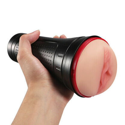 S-HANDE 2 IN1 Vibrating & Realistic Vagina Fleshlight Masturbator