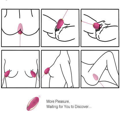 مدلك بيضة هزاز على شكل وردة يعمل بجهاز تحكم عن بعد