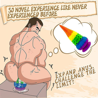 FANTASY DILDO HUGE DILDO- TENTACLE-COLORFUL