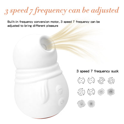 Snowman Sucking Egg Jumping Vibration Stimulation Massager