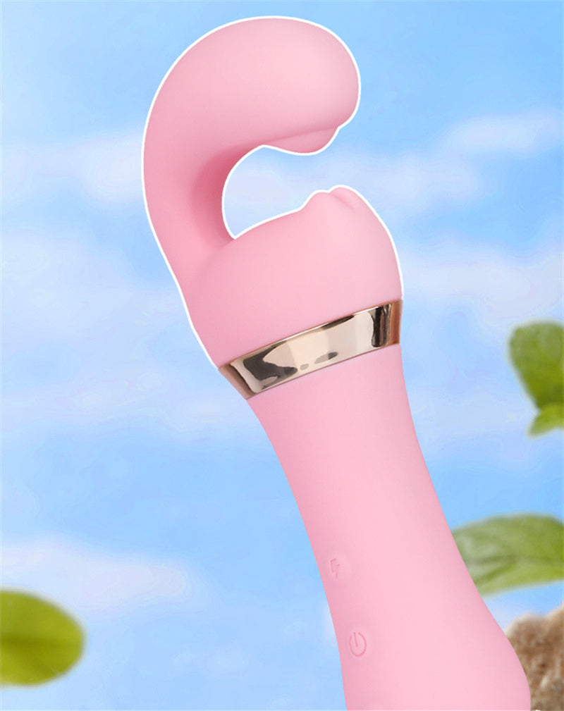 Cross Border Hot Selling Vibrator Female Clitoris Orgasm Masturbator G-point Second Fashion Av Stick Adult Sex Toy