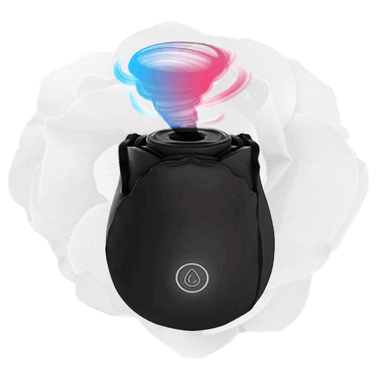 Rose Sucking Vibrator Sex Toys For Women Black