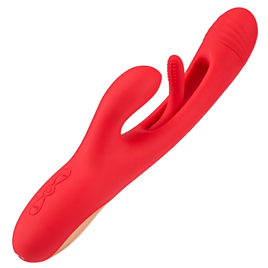 ORENA - 3 IN 1 G-spot 7 Tongue-Like Hollow Tapping Rabbit Vibrator