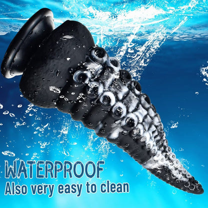 Fantasy Dildo Huge Dildo- Tentacle-Black