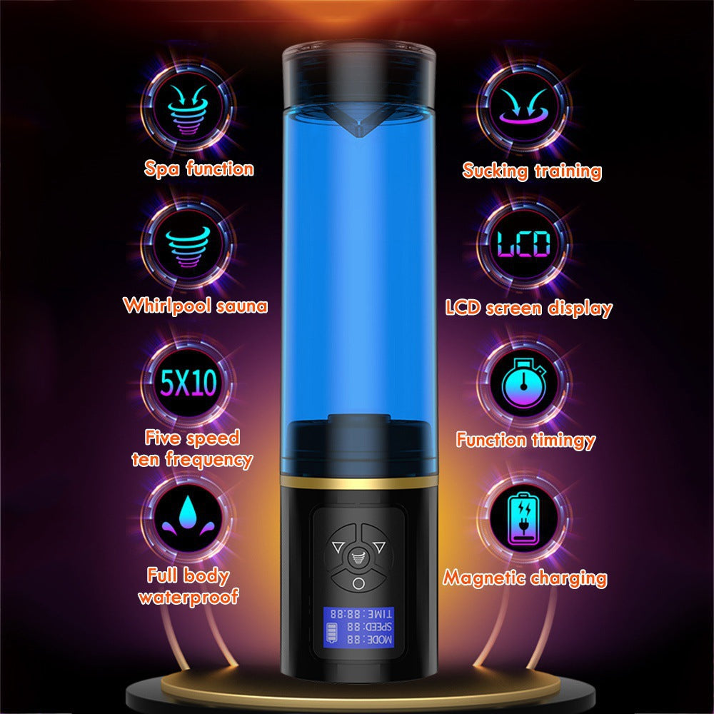 Water Sucking Vibration Automatic Airplane Cup Male Masturbator