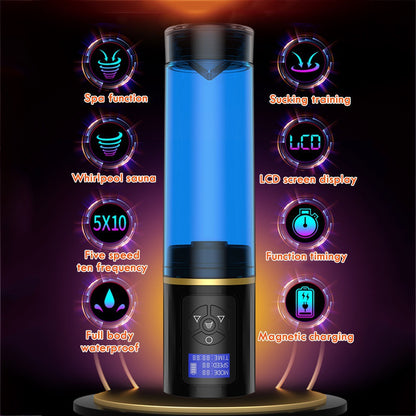 Water Sucking Vibration Automatic Airplane Cup Male Masturbator