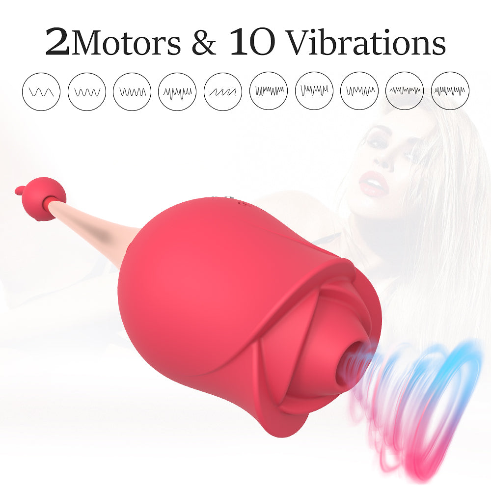 Rose Sucking Vibrator For Women