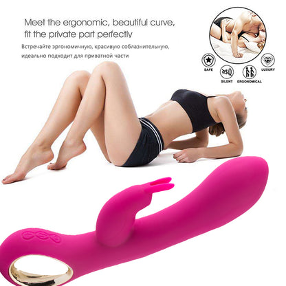 Rabbit Vibrator 42 ℃ Heating Stick Masturbation Waterproof Multi-frequency Vibration