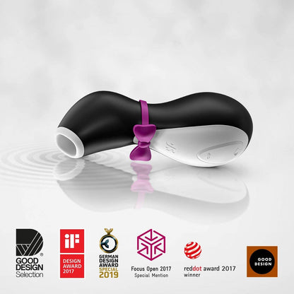 Penguin Air-pulse Clitoris Stimulator - Non-contact Clitoral Sucking Pressure-wave Technology, Waterproof, Rechargeable