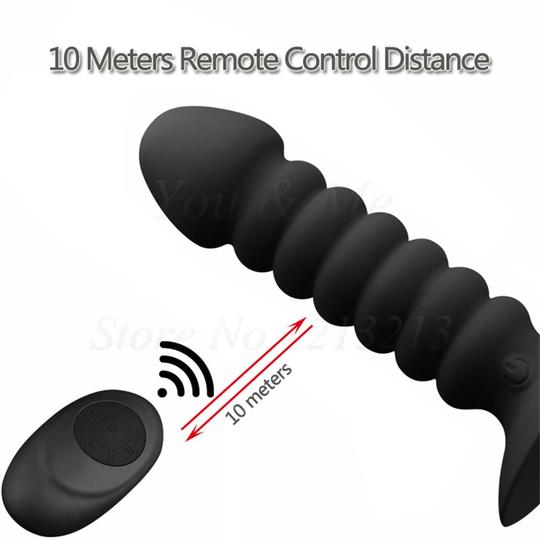 Remote Control Anal Buttplug Vibrator