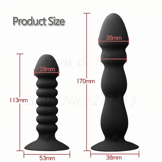 Remote Control Anal Buttplug Vibrator