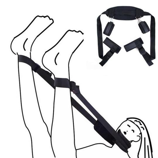Tied Bed Bondage Hand Cuffs & Ankle Cuffs For Couples Sexy Game