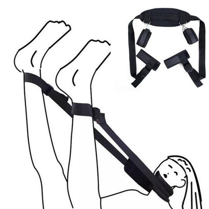 Tied Bed Bondage Hand Cuffs & Ankle Cuffs For Couples Sexy Game