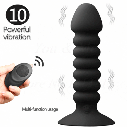 Remote Control Anal Buttplug Vibrator