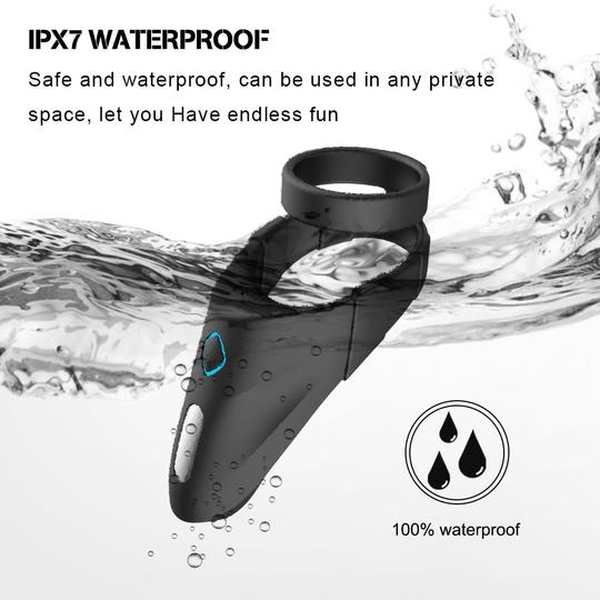 Double Penis Ring Vibrator With Taint Teaser