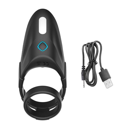 Double Penis Ring Vibrator With Taint Teaser