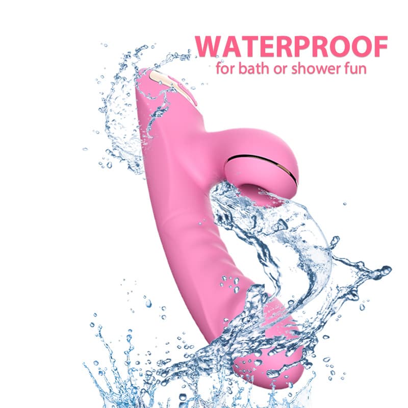 Smart Heating Vibrating Dildo with Clitral Sucking Stimulator