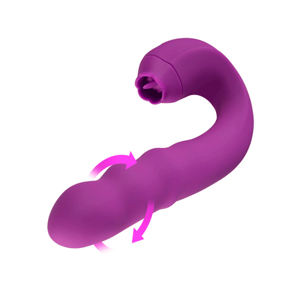G Spot Vibrator With Rotating Head & Tongue Vibrator