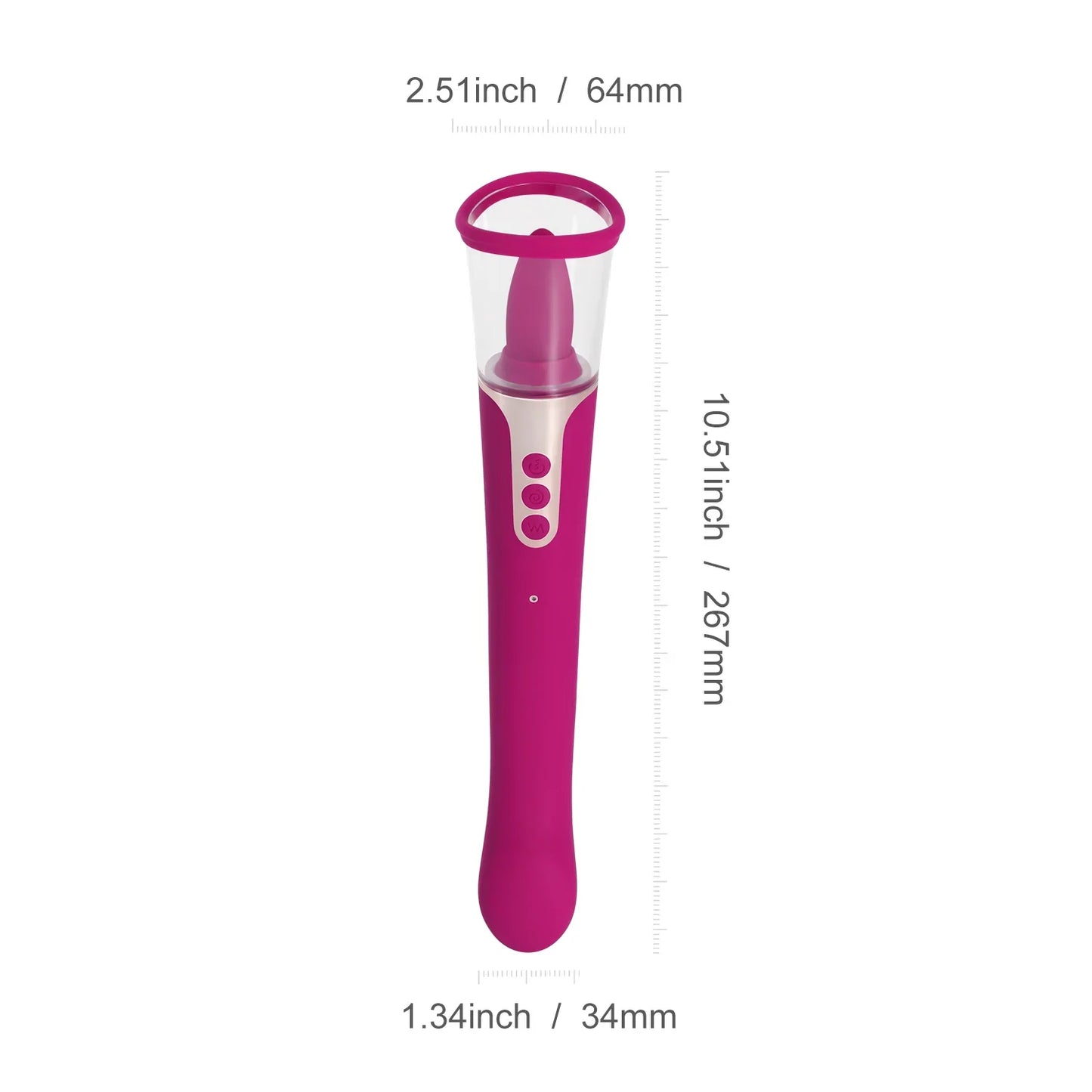 Succion - 3in1 Clitoral Sucking G Spot Vibrator & Clit Licking Tongue