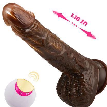 JOI 9 Vibrating 3 Telescoping Swing Realistic Dildo Vibrator 8.86 INCH