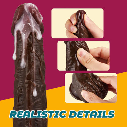 JOI 9 Vibrating 3 Telescoping Swing Realistic Dildo Vibrator 8.86 INCH